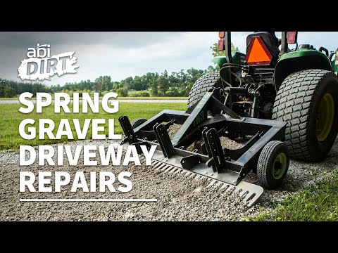 Dig First – Step One in Spring Gravel Driveway Repairs – ABI Dirt