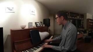 Vocals and piano practice on Stars by Kate Mcgarry / Fred Hersch by Geoff Peters - 360 video