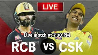 LIVE - IPL 2021 Live Score, RCB vs CSK Live Cricket match highlights today, CSK vs RCB