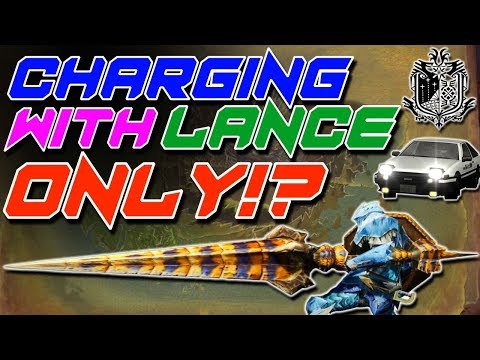 IS IT POSSIBLE TO BEAT MONSTER HUNTER WORLD BY ONLY CHARGING WITH THE LANCE!? MHW Challenge