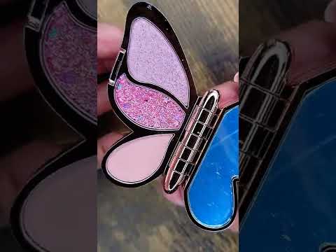 Butterfly palette! | Beauty ASMR, trends, tests. TT LetsGetPurdyMaybe #shorts #makeup #beauty