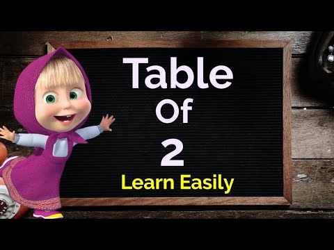 Learn Multiplication Table of 2, Maths Table, Table of 2, 2 ka pahada