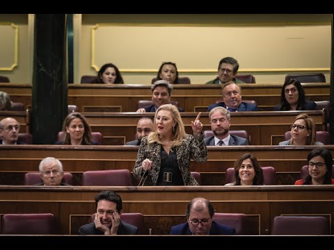 Intervención de Carolina España en la Sesión de Control al Gobierno.