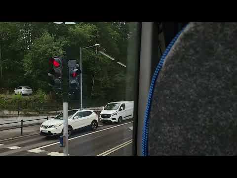 Linje 747 Polhemsgatan-Ronna centrum med Nobina 0907