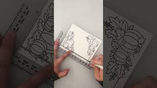 Easy Fall Card #cardideas #diy #craft