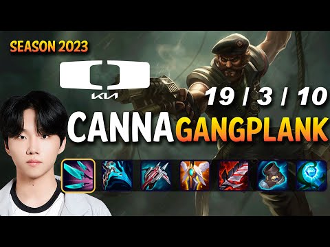 DK Canna GANGPLANK vs JAX Top - Patch 13.16 KR Ranked
