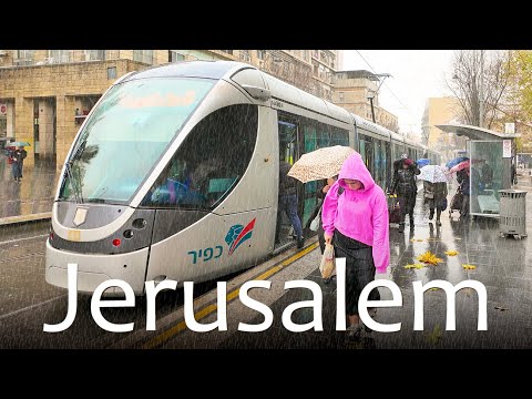 🔴Jerusalem Today — Sun, Rain & Strong Winds!