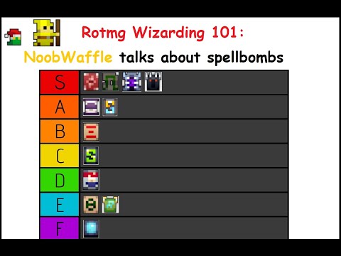 (Rotmg Wizard Classroom) Big spellbomb guide; tablet vs para spell debate answered