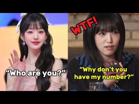 YENA got disappointed at WONYOUNG for not saving her phone number