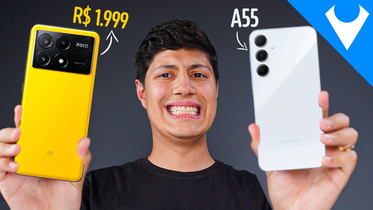 e agora? Galaxy A55 vs POCO X6 PRO qual o MELHOR COMPRAR? Comparativo