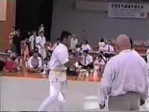 白蓮の黄帯が、他流の黒帯に・・・・