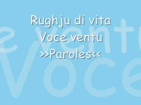 Rughju di vita - Voce Ventu (avec paroles)