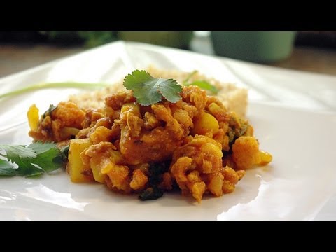 Textured Soy Curry with Vegetables