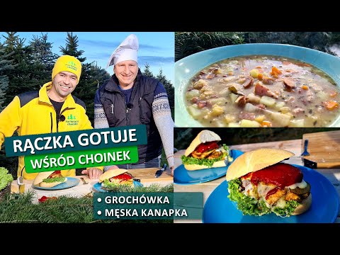 Rączka gotuje: grochówka i męska kanapka Remigiusza