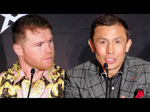 CANELO ALVAREZ VS GGG 3 FULL NEW YORK PRESS CONFERENCE AND HEATED FACE OFF