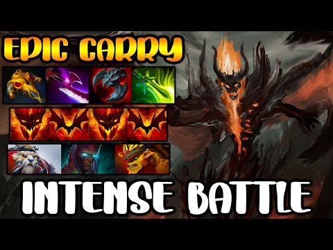EPIC CARRY SHADOW FIEND - INTENSE BATTLE - FULL TEAM FIGHT - DOTA 2 GAMEPLAY