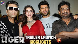 LIGER Trailer Launch Highlights | Vijay Deverakonda | Ananya Pandey | Puri Jagannadh | Karan Johar