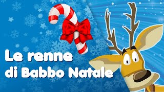BUON NATALE - Le renne di babbo Natale  - Canzoni per bambini @MelaMusicTV