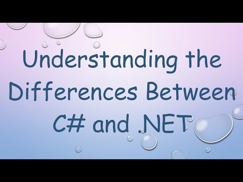 Understanding the Differences Between C# and .NET