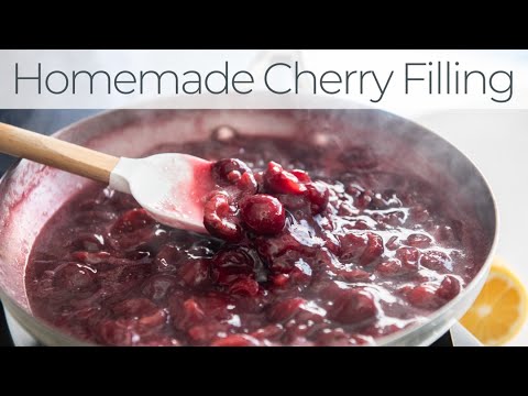 Homemade Cherry Filling for Pies, Desserts and More