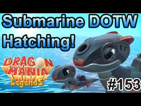 Submarine Dragon of the Week Hatching + Using Breeding Calculators! - Dragon Mania Legends #153