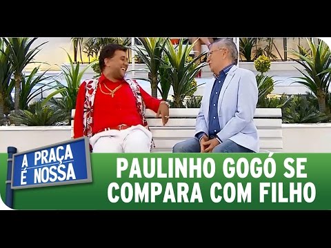 A Praça É Nossa (01/10/15) - Paulinho Gogó compares himself to his son