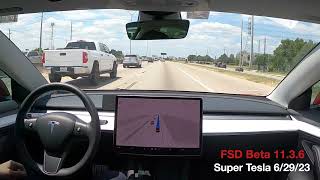 Impressive Tesla Full Self Driving Car FSD Beta 11.3.6 Next Level