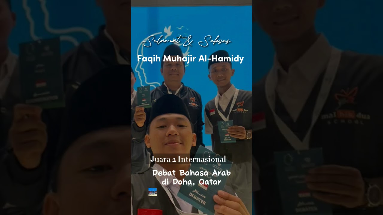 Inilah Sosok Juara 2 Internasional Debat Bahasa Arab di Qatar | Yang Mengharumkan Indonesia