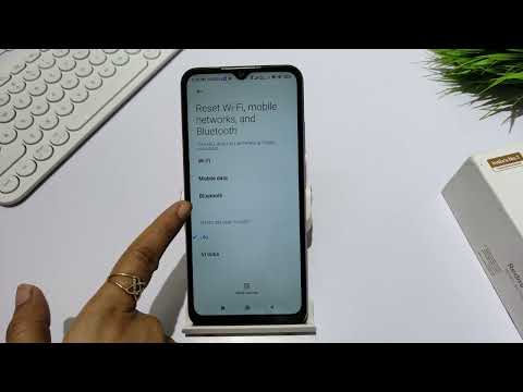 How to reset network in Redmi A2 plus | Redmi A2 me wifi reset kaise kare | Bluetooth reset