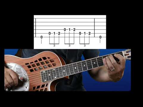 Big Bill Broonzy Style Blues Guitar Turnaround in E with Eric Noden