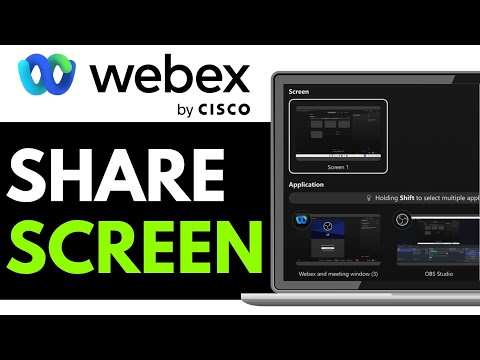 How to Share Screen on Webex 2025 (FULL GUIDE)