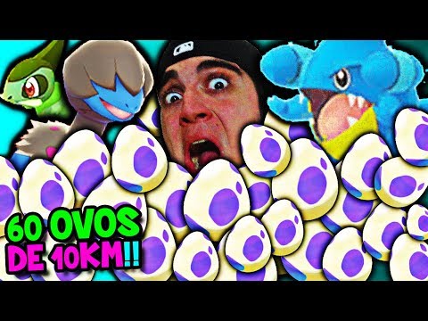 POKÉMON GO 2 #31 - SPECIAL! OPENING 60 10KM EGGS IN THE SAME DAY!!