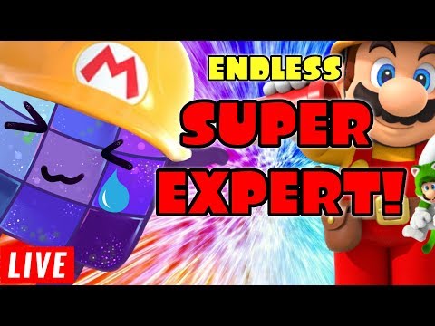 🔴 Mario Maker 2 Endless Challenge auf Super Expert ~ Endlich Merch!