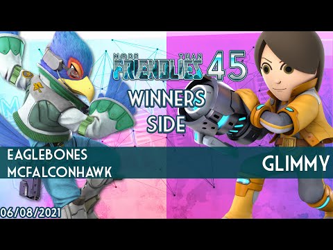 More Than Friendlies #45 - SSBU - Eaglebones McFalconHawk (Falco) vs. Glimmy (Mii Gunner) - Winners