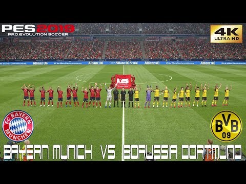 PES 2019 (PC) Bayern Munich vs Borussia Dortmund | REALISTIC BUNDESLIGA PREDICTION | 6/4/2019 | 4K