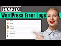 How To Check Your Wordpress Error Log 2025