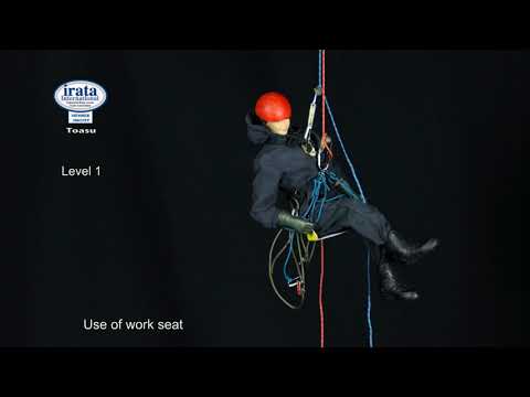 IRATA Level1 Use of work seat (comfort seat)