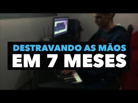 Ele destravou suas mãos em 7 meses de teclado