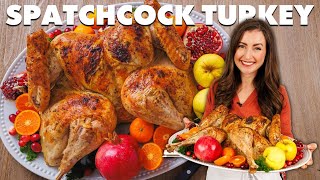Easy Spatchcock Turkey Recipe - Perfect for Thanksgiving!