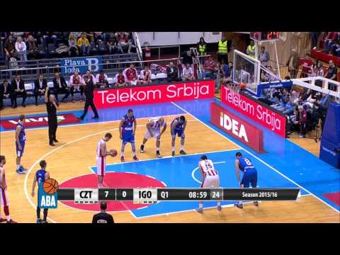 ABA Liga 2015/16, Round 10 match: Crvena zvezda Telekom - Igokea (15.11.2015)