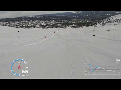 Trysil ski - Piste red 53 incl speed lane