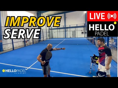 Improve Padel Serve - Beginner Live Session