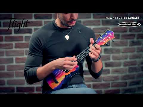 Демонстрация звучания укулеле Flight TUC-EE Sunset