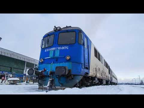 ❄️ 060-DA1 62-0891-7 demareaza din statia Baia Mare cu R4316 Baia Mare-Satu Mare & mecanic super ❄️