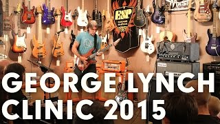 George Lynch Full Length Guitar Clinic at GoDpsMusic March 27, 2015
