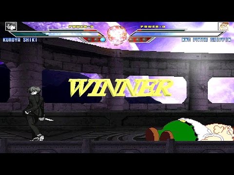 BTW MUGEN All-Stars #217 - Kuroya Shiki (me) vs. Peter Griffin