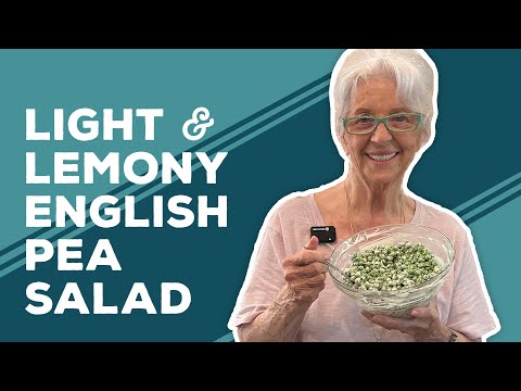 Love & Best Dishes: Light and Lemony English Pea Salad Recipe | Summer Side Dish Ideas