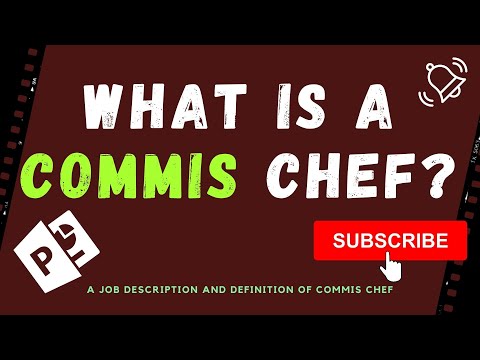 What Is A Commis Chef? A Job Description And Definition of Commis Chef