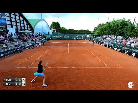 Nasti Schunk vs Jule Niemeier - W100 Wiesbaden Halbfinale