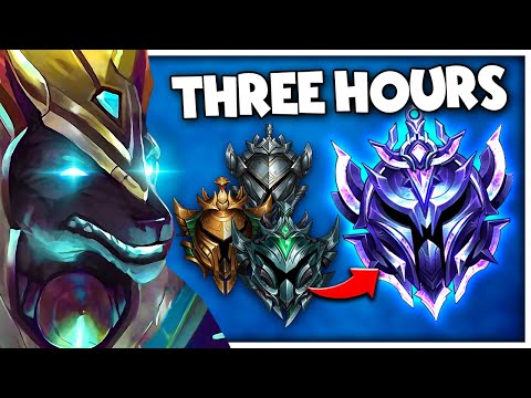 THIS is how you CLIMB to DIAMOND in 3 HOURS...with NASUS ONLY